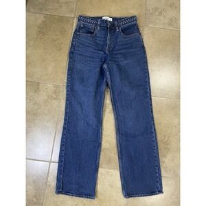 Abercrombie & Fitch Jeans Womens 27 R Curve Love 90s Blue Relaxed High Rise